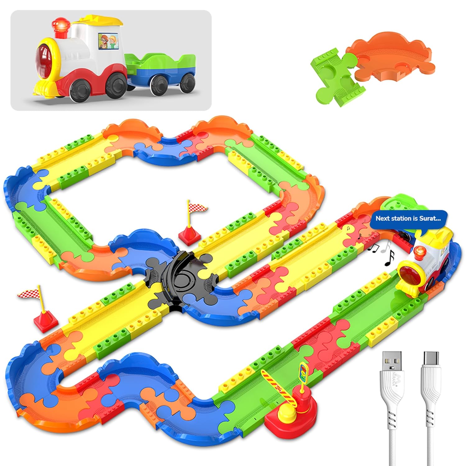 INTERLOCKING TRAIN SET