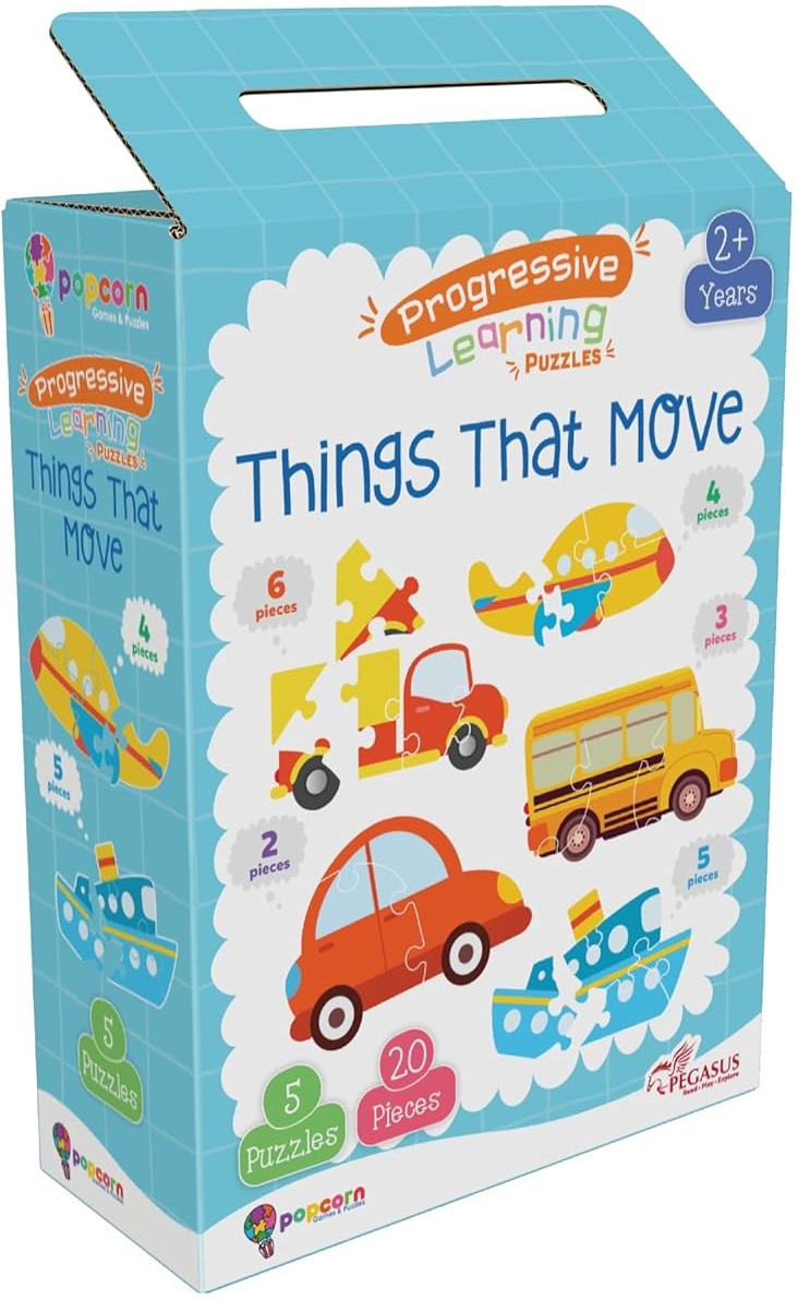 PROGRESSIVE LEARNING PUZZLES THINGS THAT MOVE