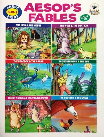 AESOP'S FABLES 6 in 1 large print 2
