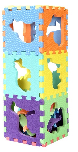 FOAM PUZZLE ANIMALS,BIRD,SEA shape sorter 60 pc