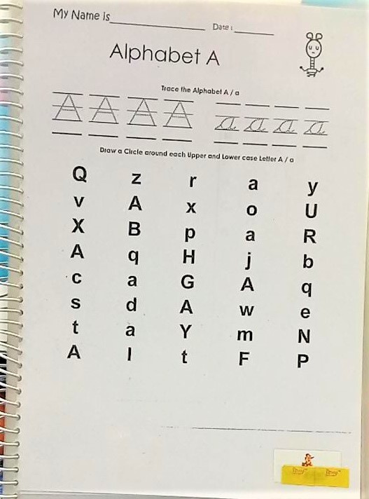 ALPHABET TRACING WORKSHEET