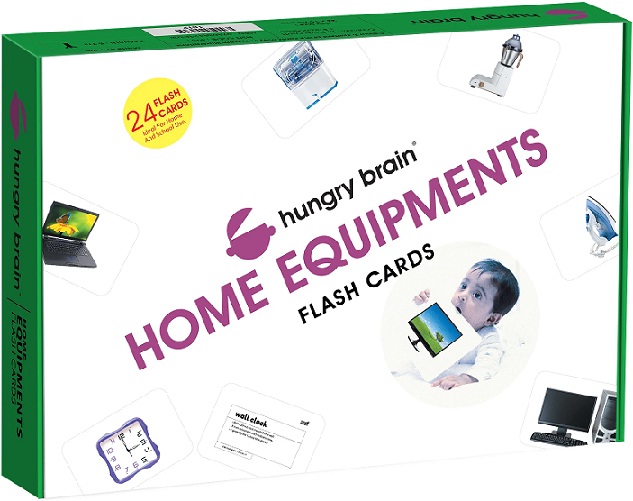 HUNGRY BRAIN HOME EQUIPMENTS flash cards