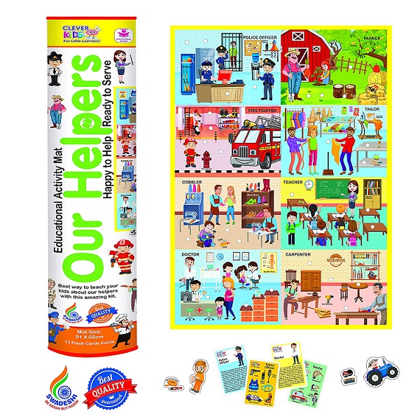OUR HELPERS ACTIVITY MAT