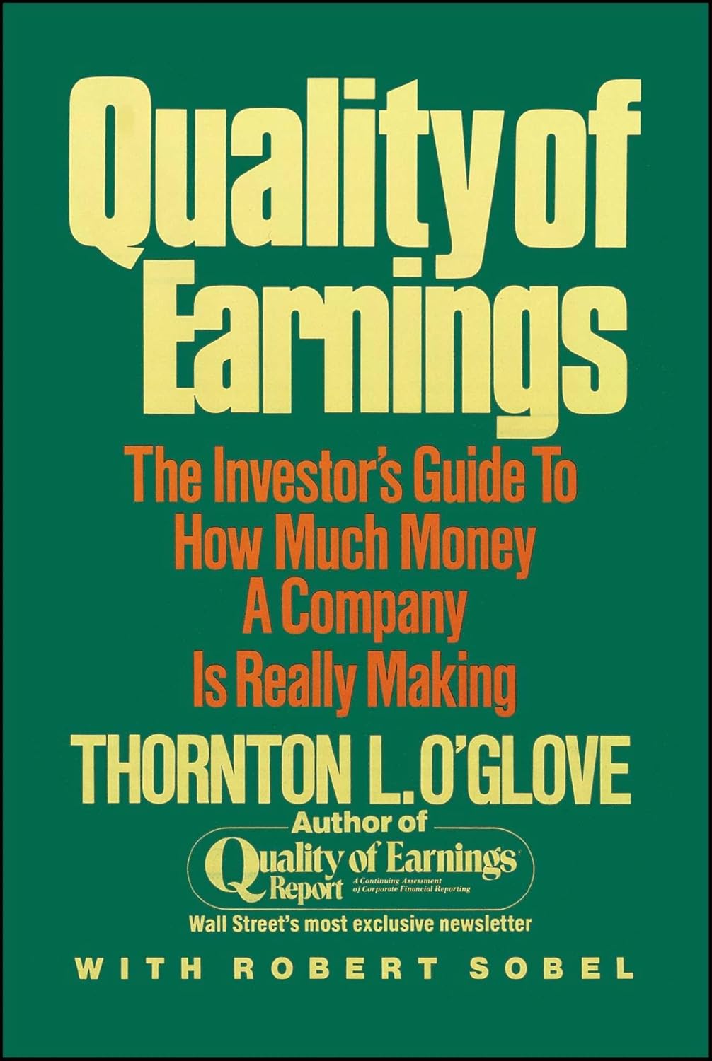 QUALITY OF EARNINGS