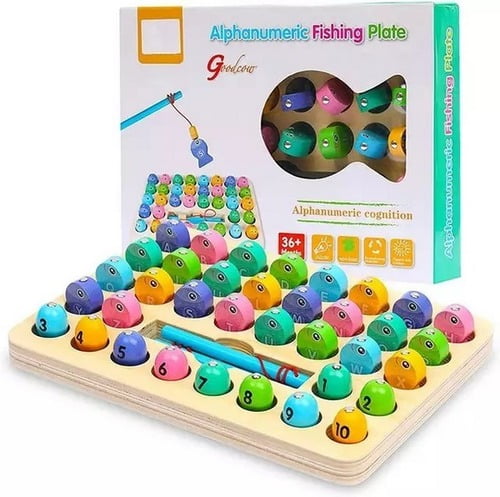 ALPHANUMERIC FISHING PLATE