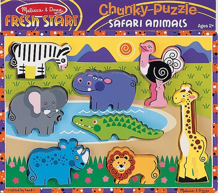 CHUNKY PUZZLE SAFARI ANIMALS