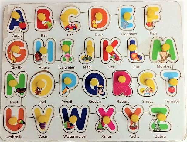 ALPHABET wooden puzzle