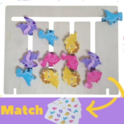 DINO COLOUR MATCH GAME