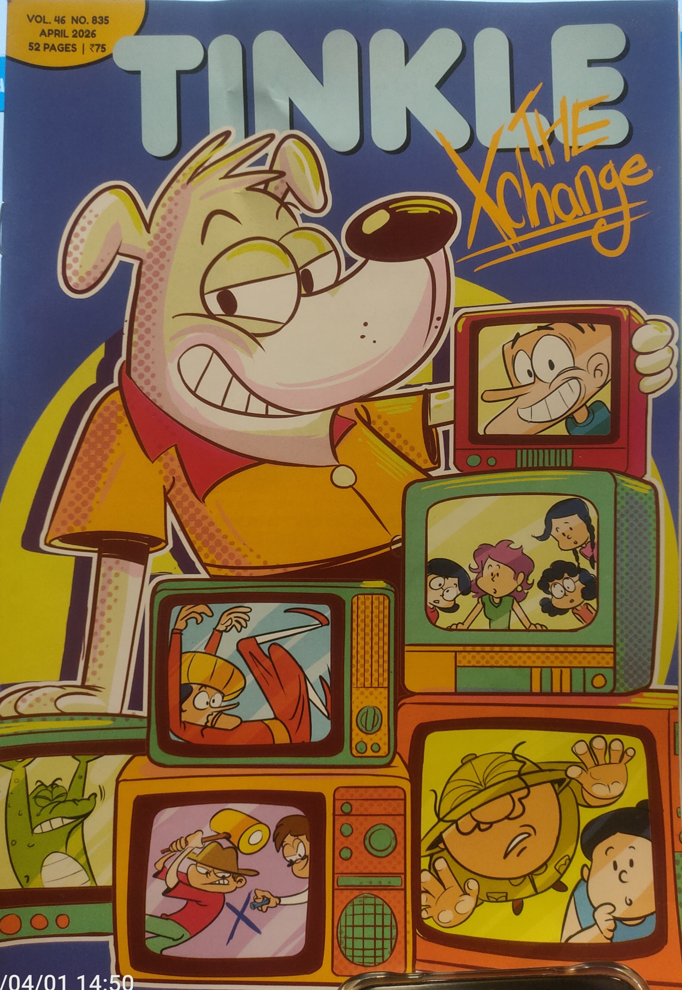 NO 835 TINKLE COMIC 2026 APRIL