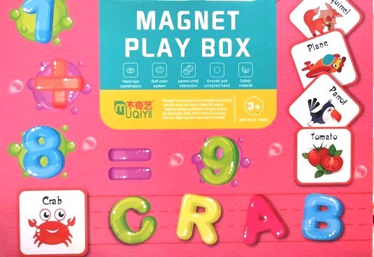 MAGNET PLAY BOX ALPHANUMERIC