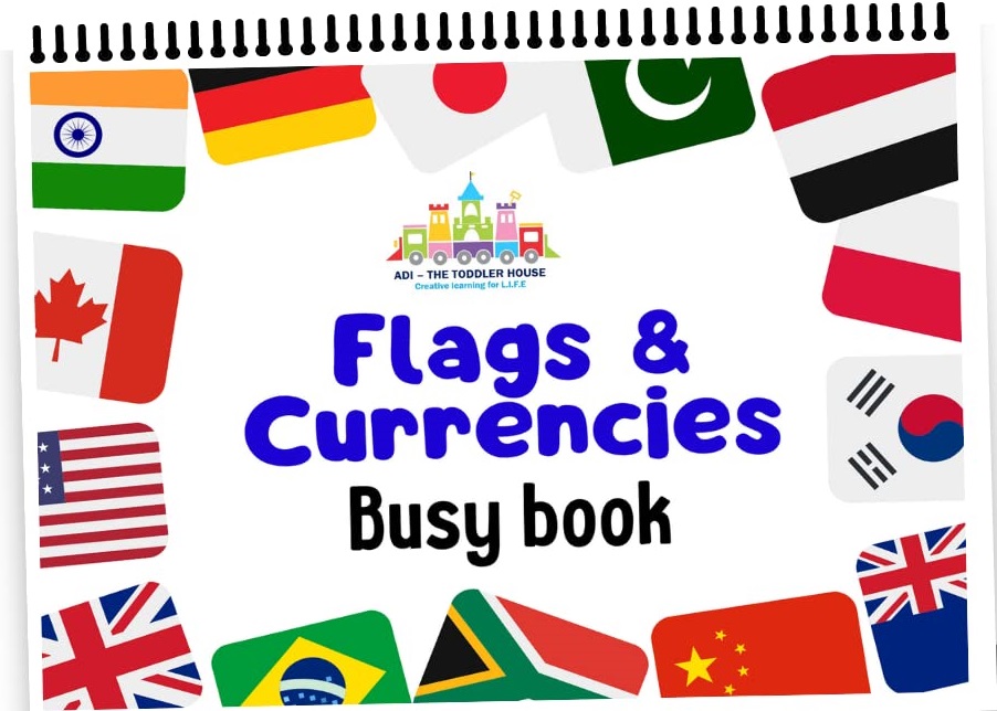 FLAGS & CURRENCIES BUSY BOOK