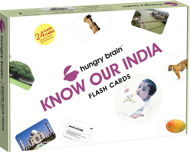 HUNGRY BRAIN KNOW OUR INDIA flash cards
