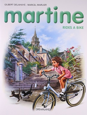 MARTINE rides a bike