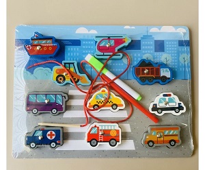 3 IN 1 VEHICLES MAGNETIC PUZZLE