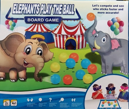 ELEPHANTS PLAY THE BALL