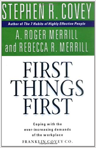 FIRST THINGS FIRST 