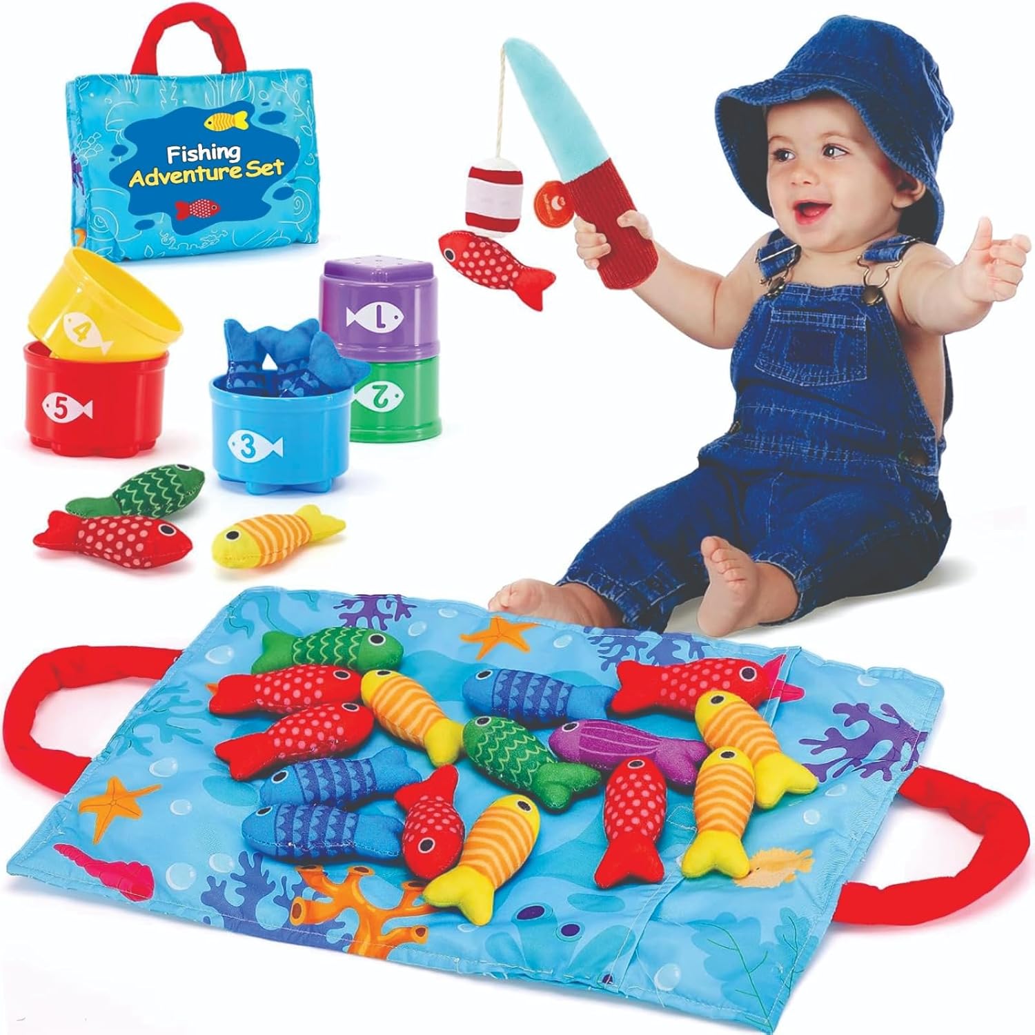 FISHING ADVENTURE montessori soft cloth