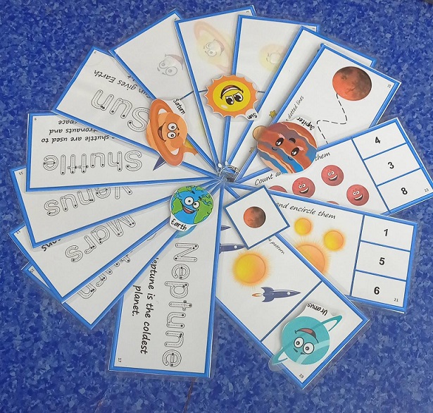 MY SPACE ACIVITY CARDS