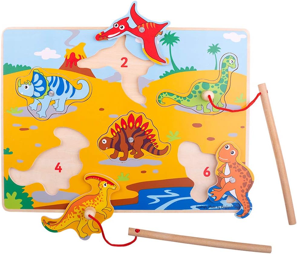 DINO MAGNETIC wooden puzzle