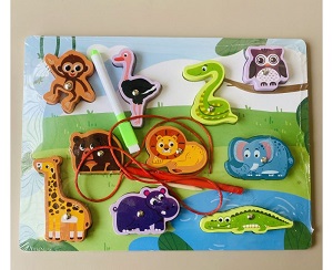 3 IN 1 ANIMALS MAGNETIC PUZZLE