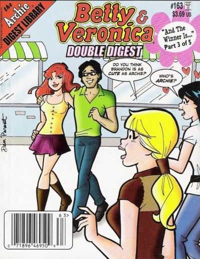 NO 163 BETTY & VERONICA DOUBLE DIGEST