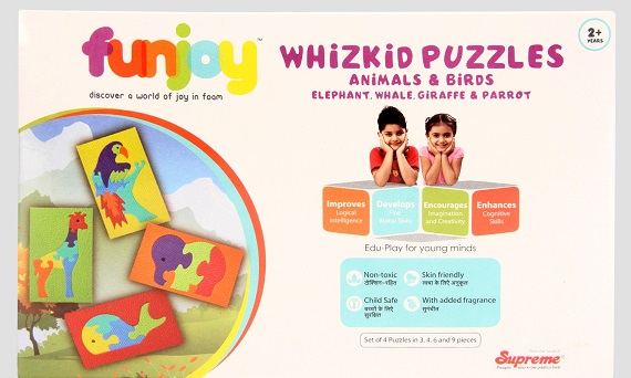 FOAM PUZZLE ANIMALS and BIRDS 2 pc 26