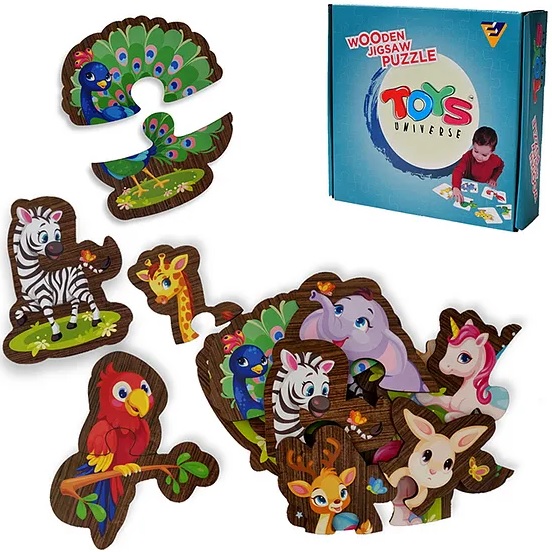 WOODEN JIGSAW PUZZLE 2 PIECES
