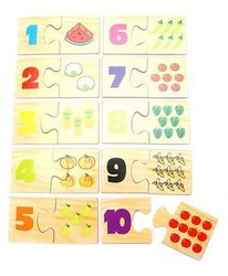 WOODEN NUMBER MATCH UP 