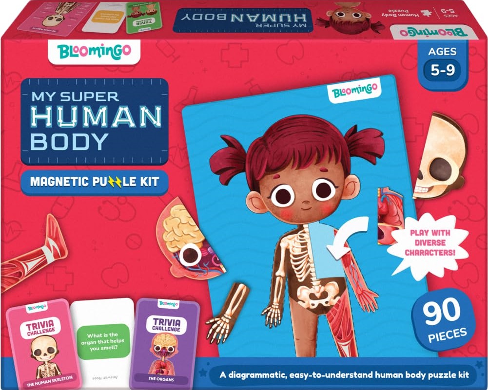 MY SUPER HUMAN BODY MAGNETIC PUZZLE KIT
