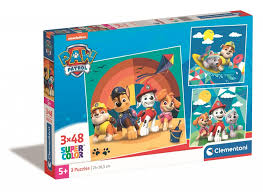 PAW PATROL 3 IN 1 supercolor puzzles 4