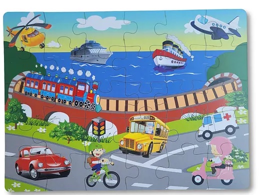 WOODEN JIGSAW PUZZLE TRANSPORT