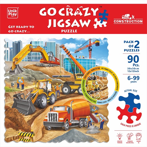 GO CRAZY JIGSAW PUZZLE CONSTRUCTION