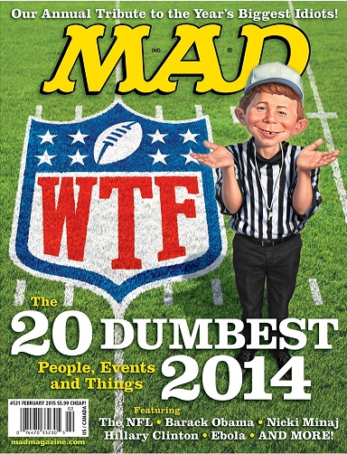 MAD THE 20 DUMBEST 2014 comic