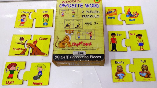 WOODEN OPPOSITE WORDS