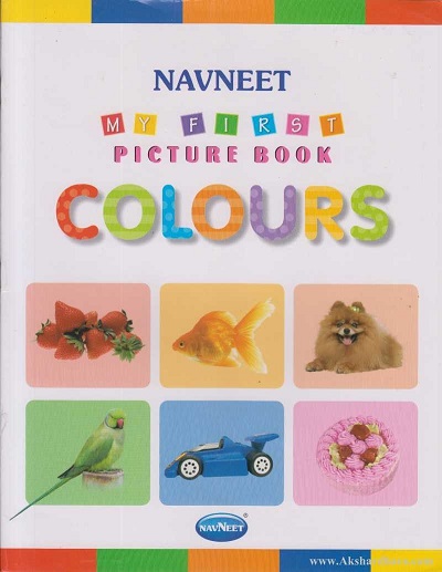 MY FIRST PICTURE BOOK COLOURS flash card