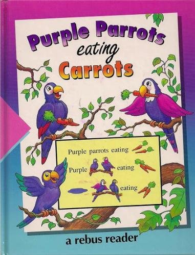 PURPLE PARROTS EATING CARROTS