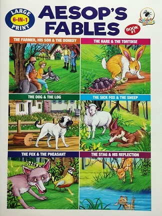AESOP'S FABLES 6 in 1 large print 1
