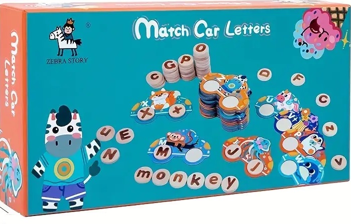 MATCH CAR LETTERS