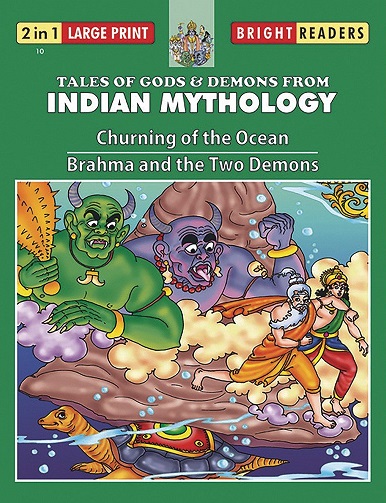 CHURNING OF THE OCEAN & BRAHMA AND THE TWO DEMONS