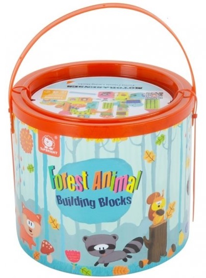 FOREST ANIMAL BUILDING BLOCKS