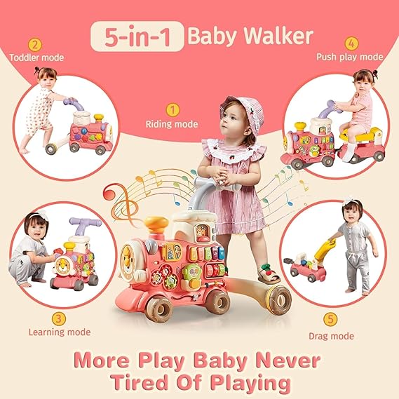 BABY WALKER TRAIN multifunctional 5 in 1