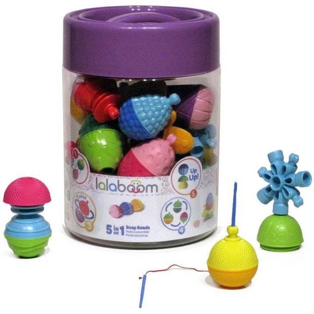 LALABOOM 5 in 1 SNAP BEADS