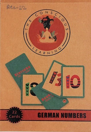 GERMAN NUMBERS FLASH CARDS