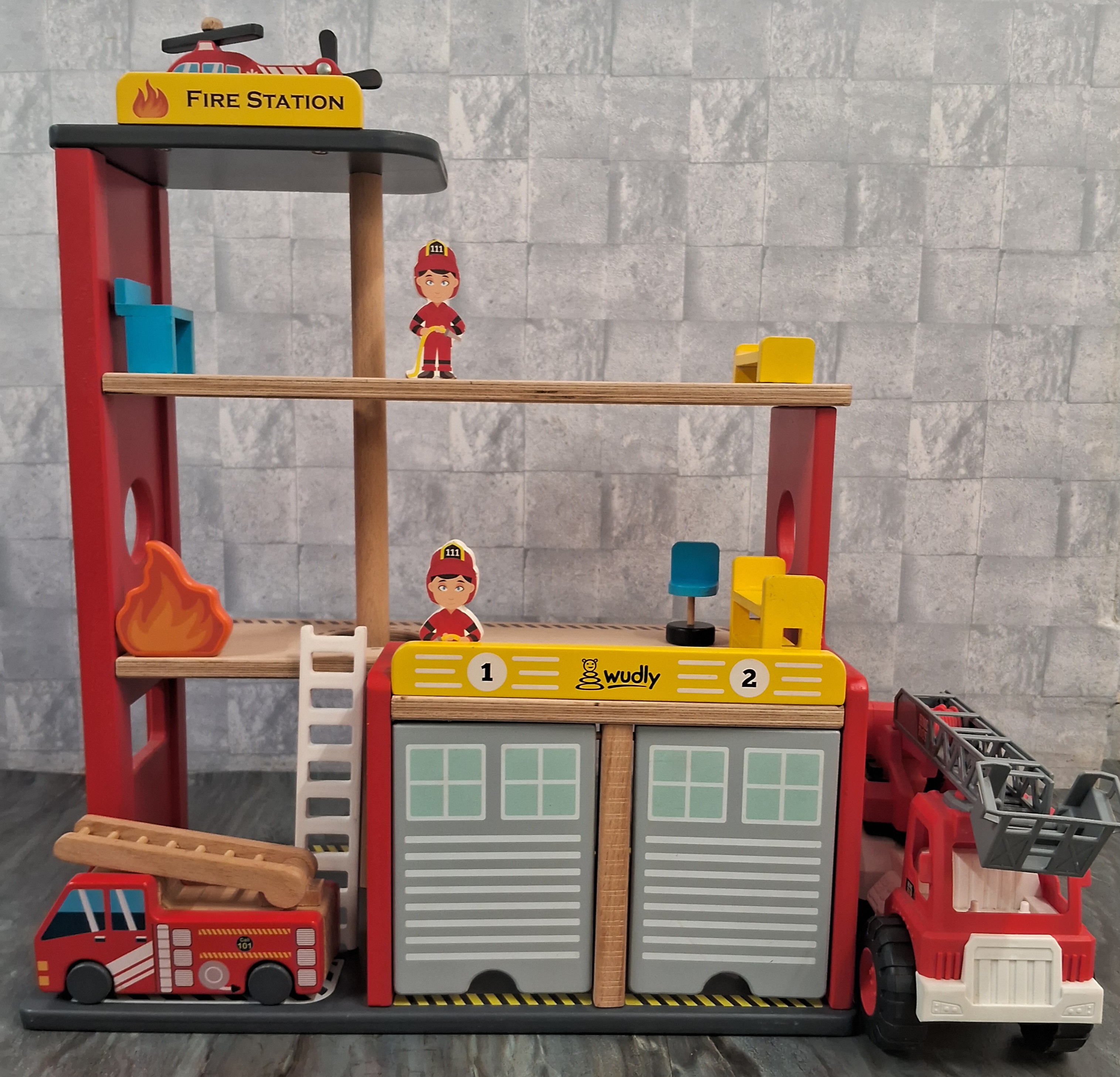 WOODEN FIRE STATION
