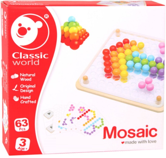 MOSAIC color matching,ball stacking