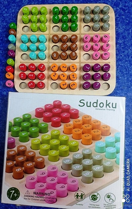 SUDOKU WOODEN BOARD