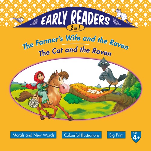 THE FARMER'S WIFE AND THE RAVEN 2 in 1 early readers