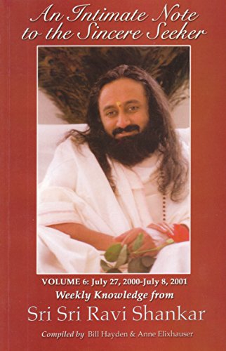 AN INTIMATE NOTE TO THE SINCERE SEEKER VOL 6