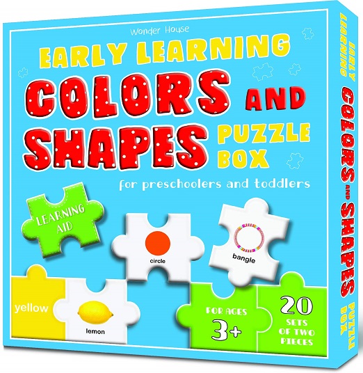 EARLY LEARNING COLORS AND SHAPES PUZZLE BOX