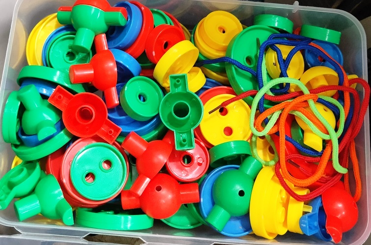 STACKED BUTTON TOYS